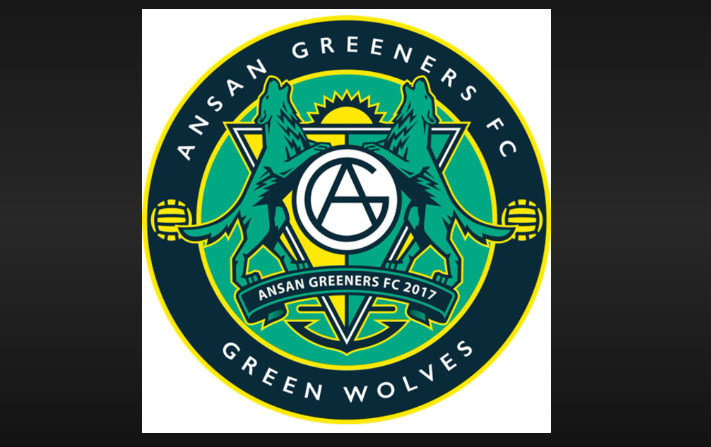 Logo của Ansan Greeners FC mang đậm sự tươi mới và phát triển